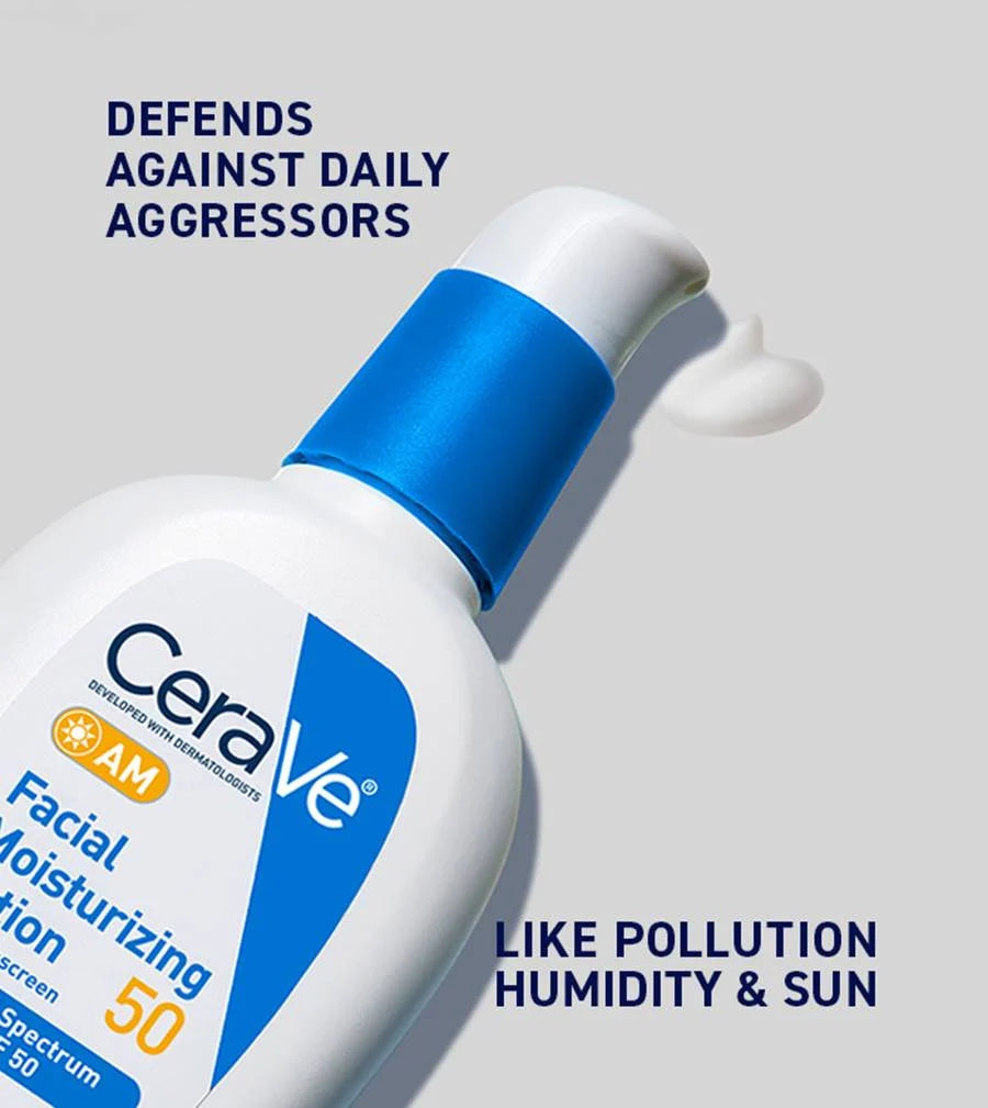 CeraVe AM Facial Moisturizing Lotion SPF 50 – 89ml
