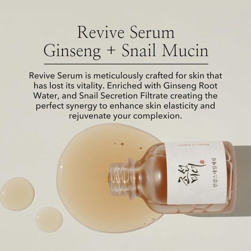 Beauty of Joseon Revive Serum (Ginseng + Snail Mucin) – 30ml