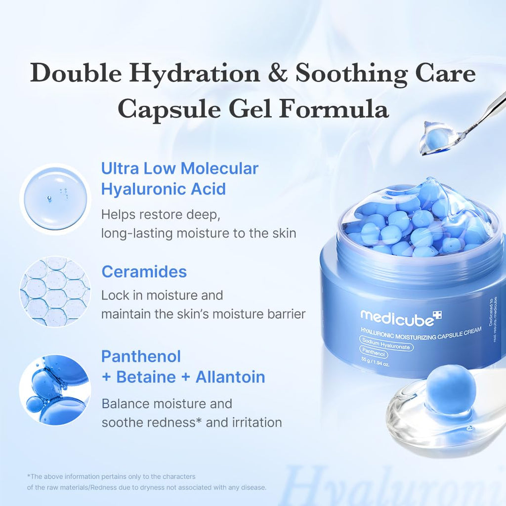 Medicube Hyaluronic Moisturizing Capsule Cream [55g]