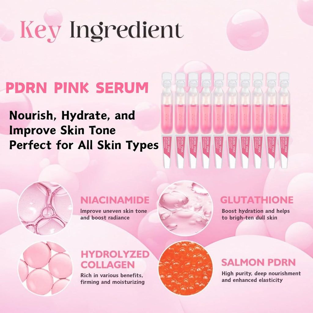 Medicube PDRN Pink One Day Serum Set  [1.5ml × 10 pcs]
