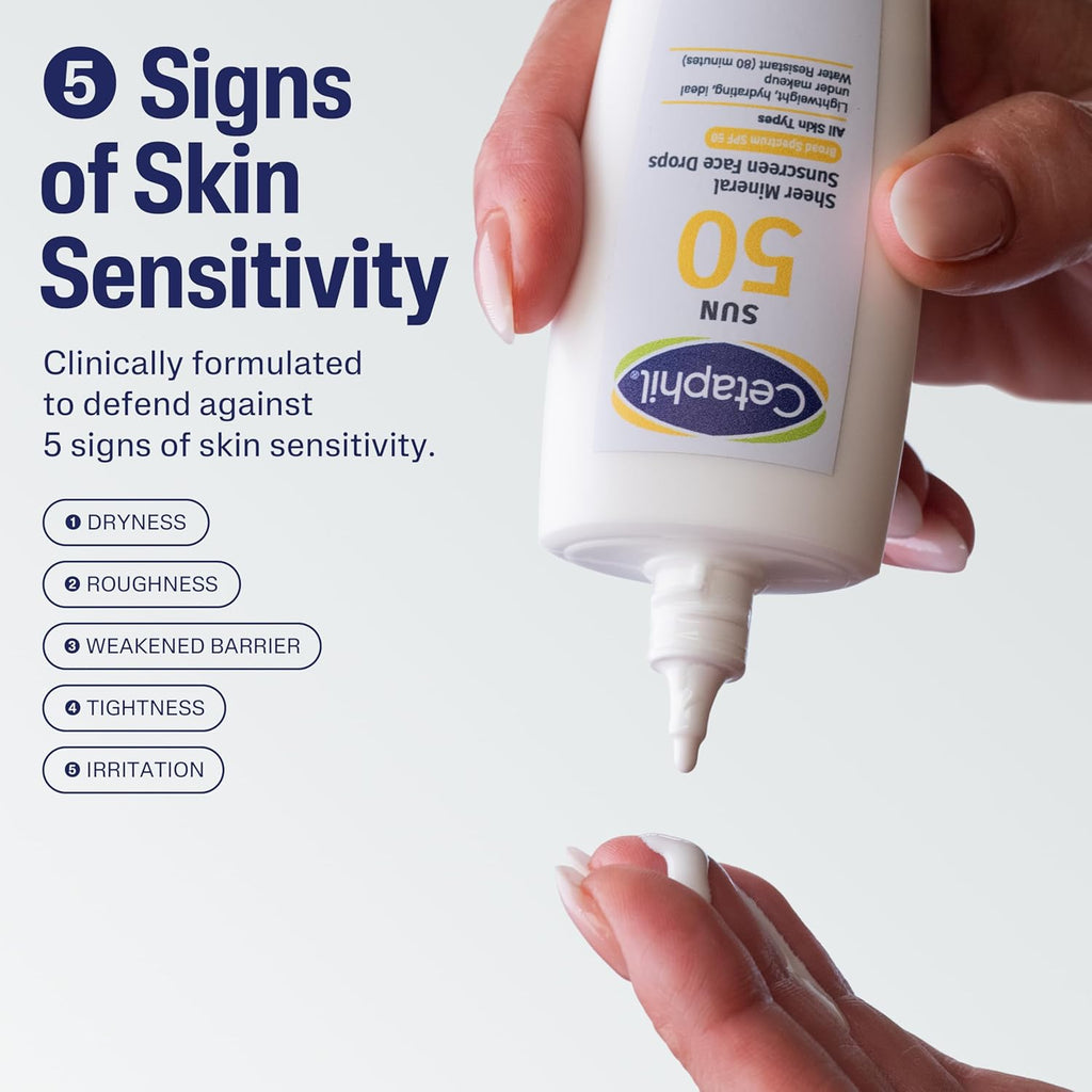 CETAPHIL Sheer Mineral Face Liquid Sunscreen SPF50  - 50ml