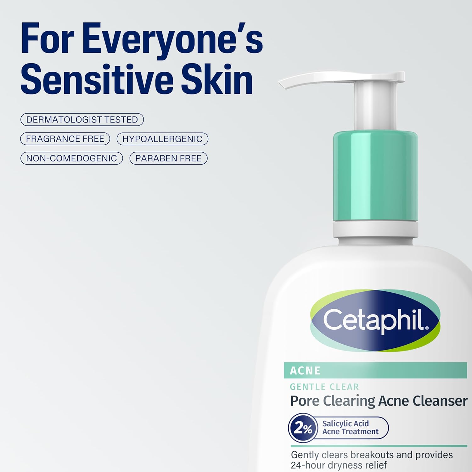Cetaphil Gentle Clear Pore Clearing Acne Cleanser  - 8 Fl Oz (237ml)