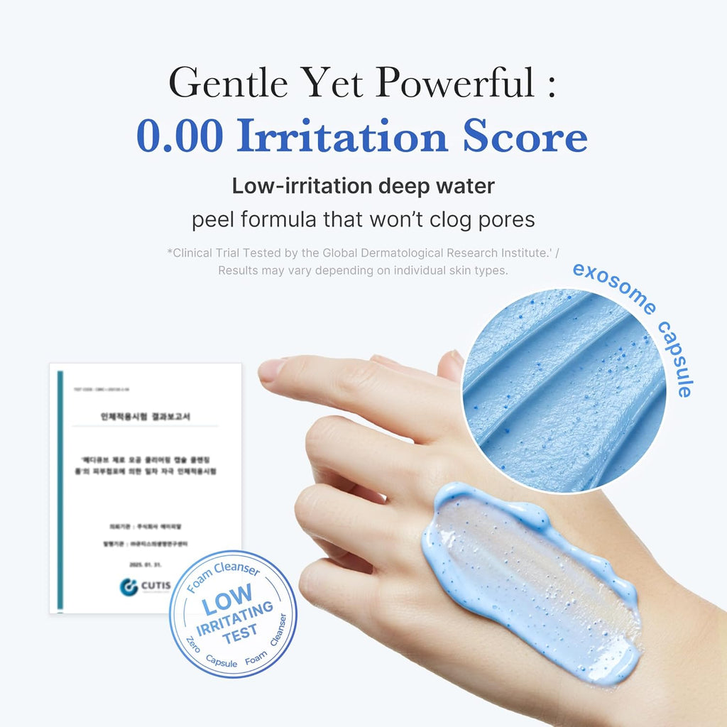 Medicube Zero Pore SA Clear Capsule Cleansing Foam – 120g