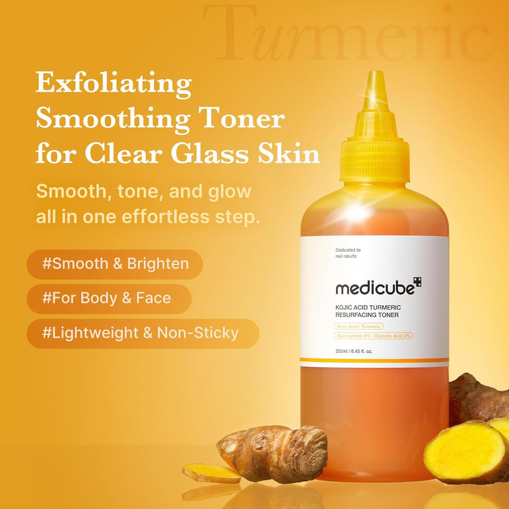 Medicube Kojic Acid Turmeric Resurfacing Toner [250ml]