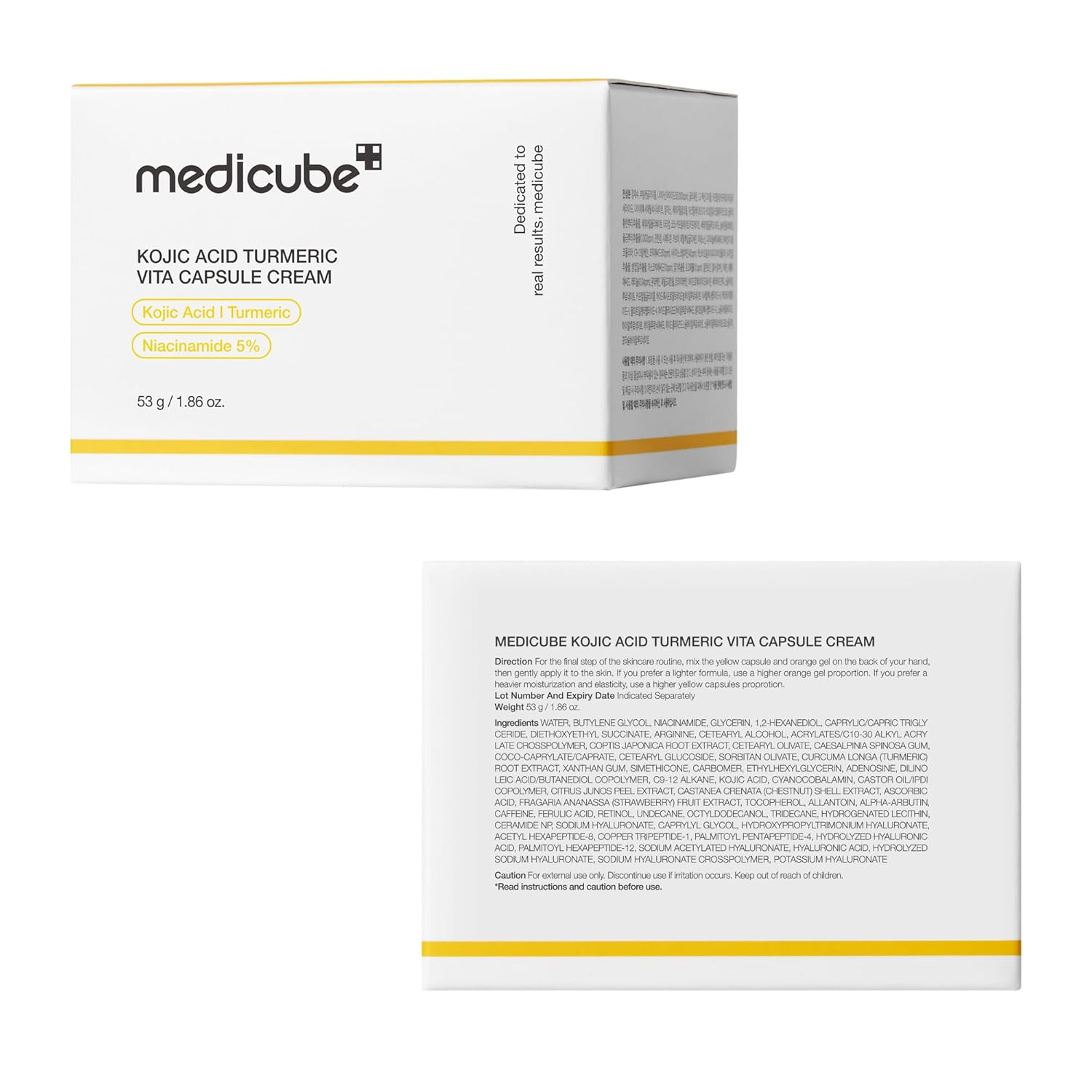 Medicube Kojic Acid Turmeric Vita Capsule Cream (53g)