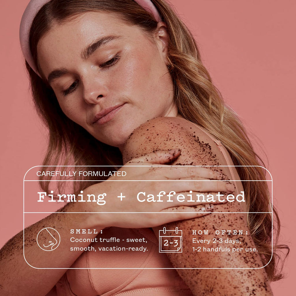 FRANK BODY Coconut Coffee Scrub | Firms, Tones &amp; Brightens | 200g / 7.05 oz