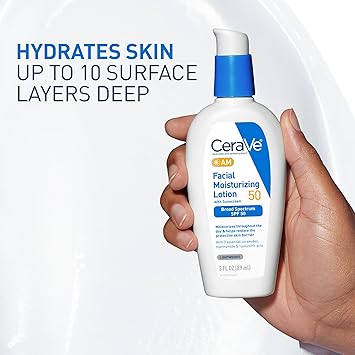 CeraVe AM Facial Moisturizing Lotion SPF 50 – 89ml