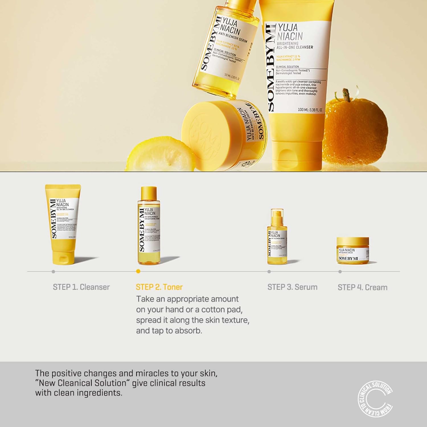 SOME BY MI Yuja Niacin 30 Days Miracle Brightening Toner (150ml)