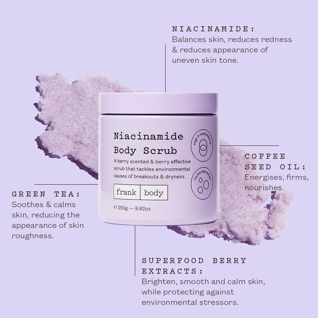 frank body Niacinamide Body Scrub (250g / 8.82 oz)
