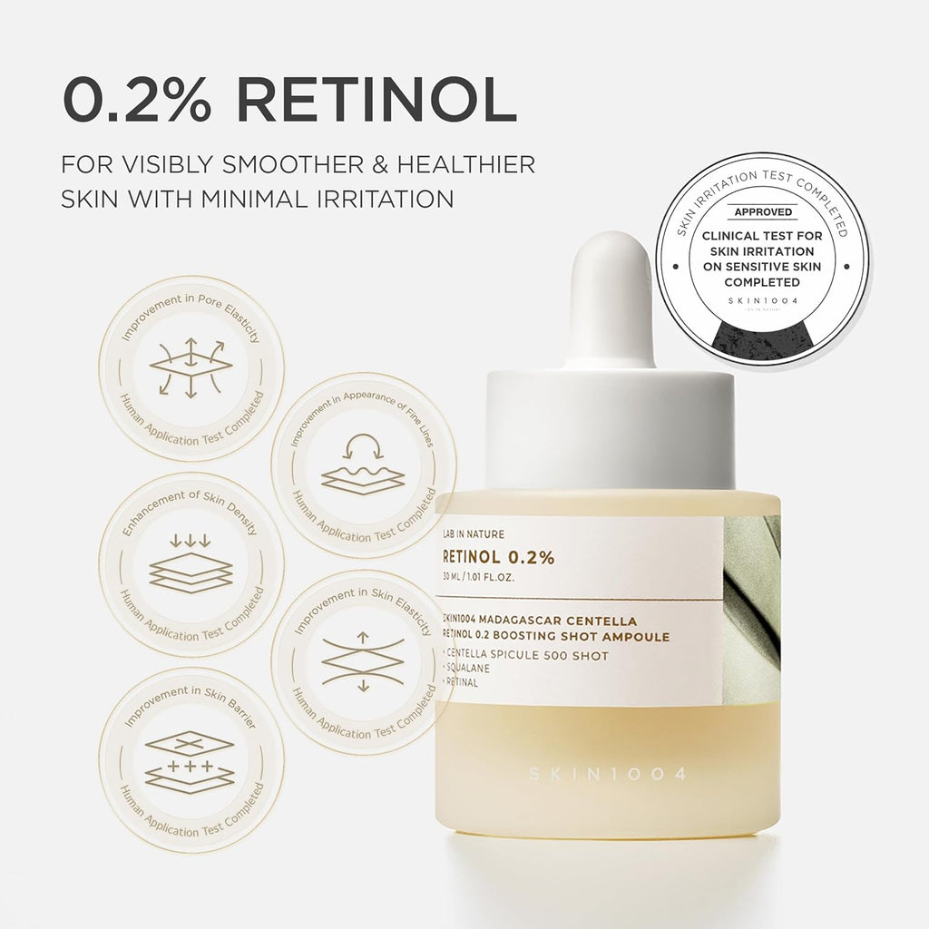 SKIN1004 Madagascar Centella Retinol 0.2 Boosting Shot Ampoule — 30ml