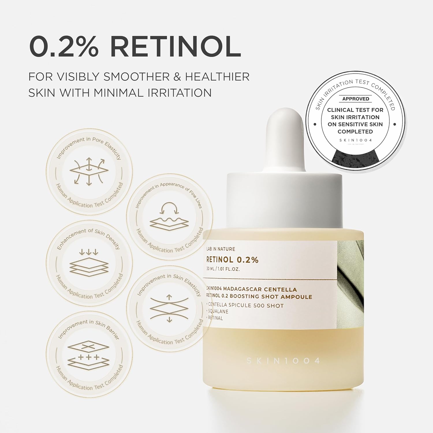 SKIN1004 Madagascar Centella Retinol 0.2 Boosting Shot Ampoule — 30ml