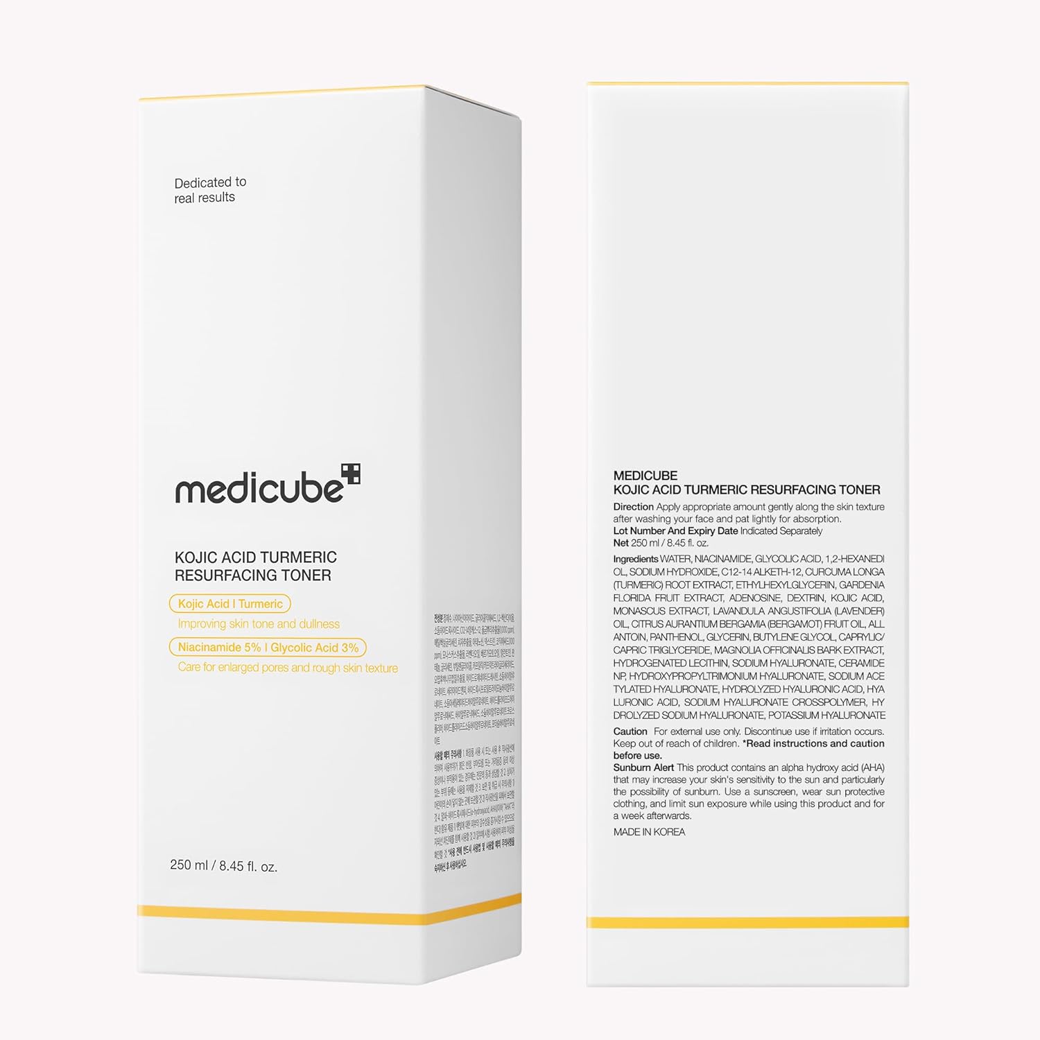 Medicube Kojic Acid Turmeric Resurfacing Toner [250ml]