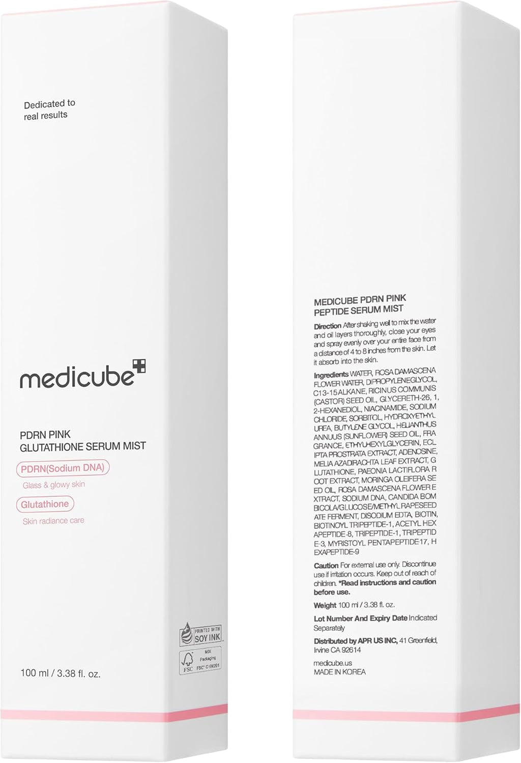 Medicube PDRN Pink Glutathione Serum Mist [100ml]