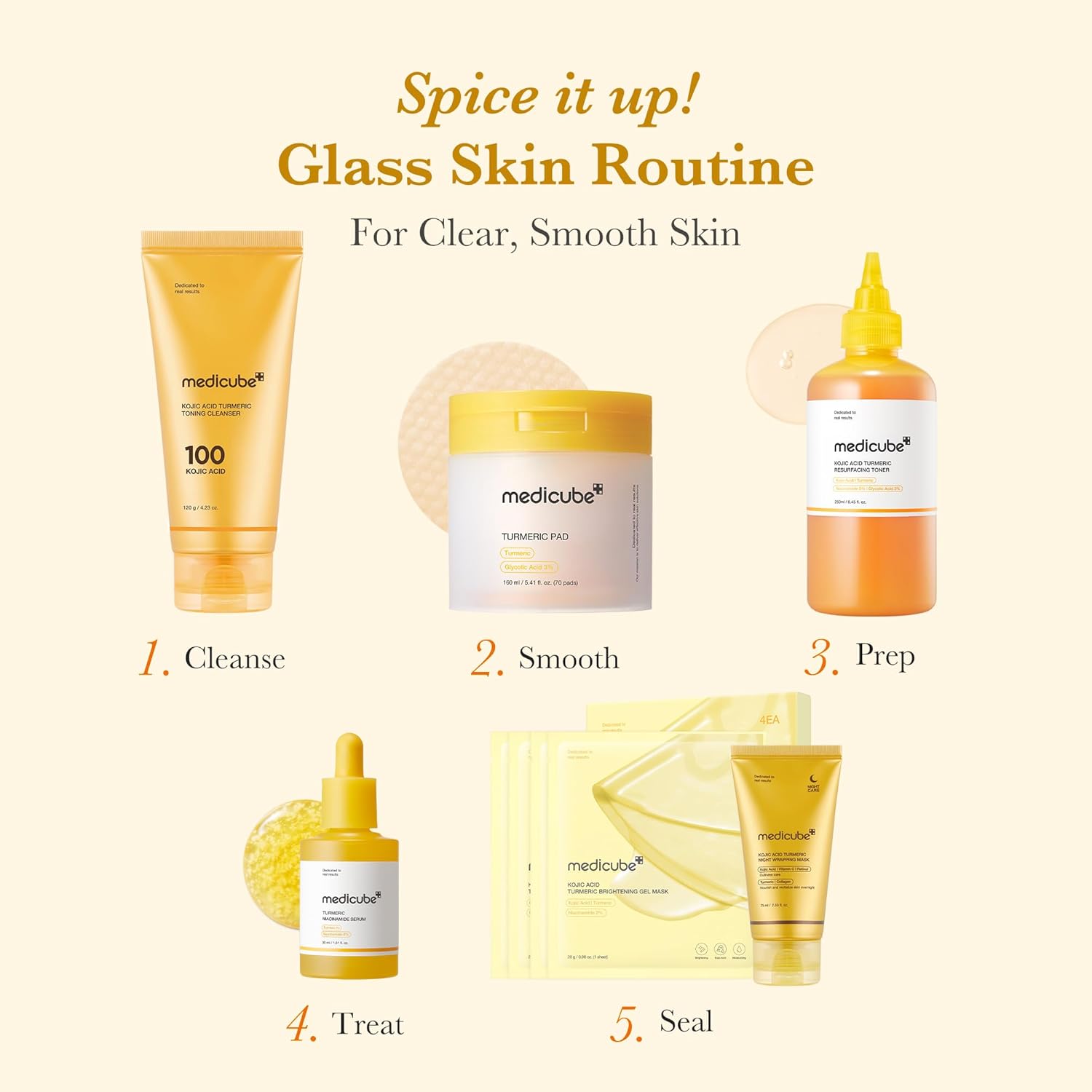 Medicube Kojic Acid Turmeric Resurfacing Toner [250ml]