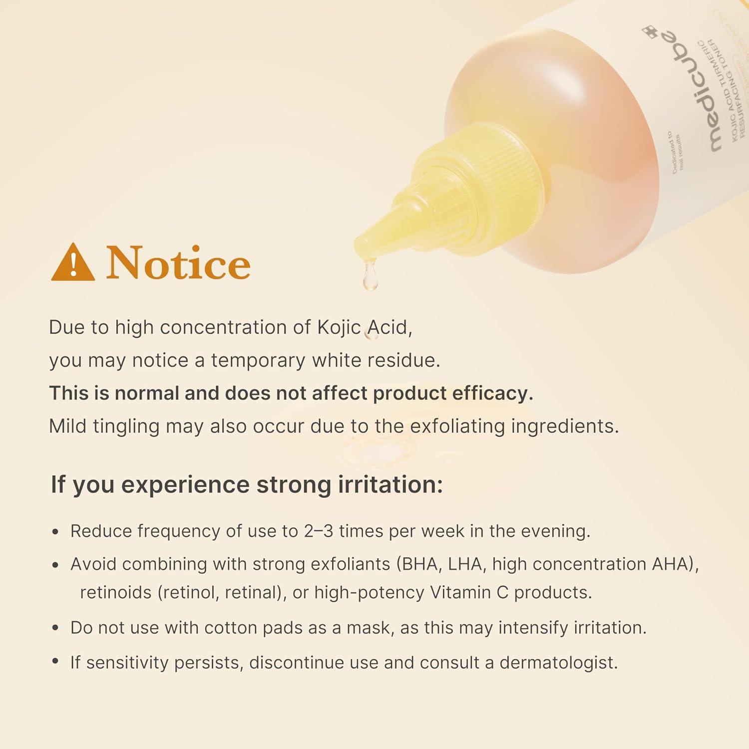 Medicube Kojic Acid Turmeric Resurfacing Toner [250ml]