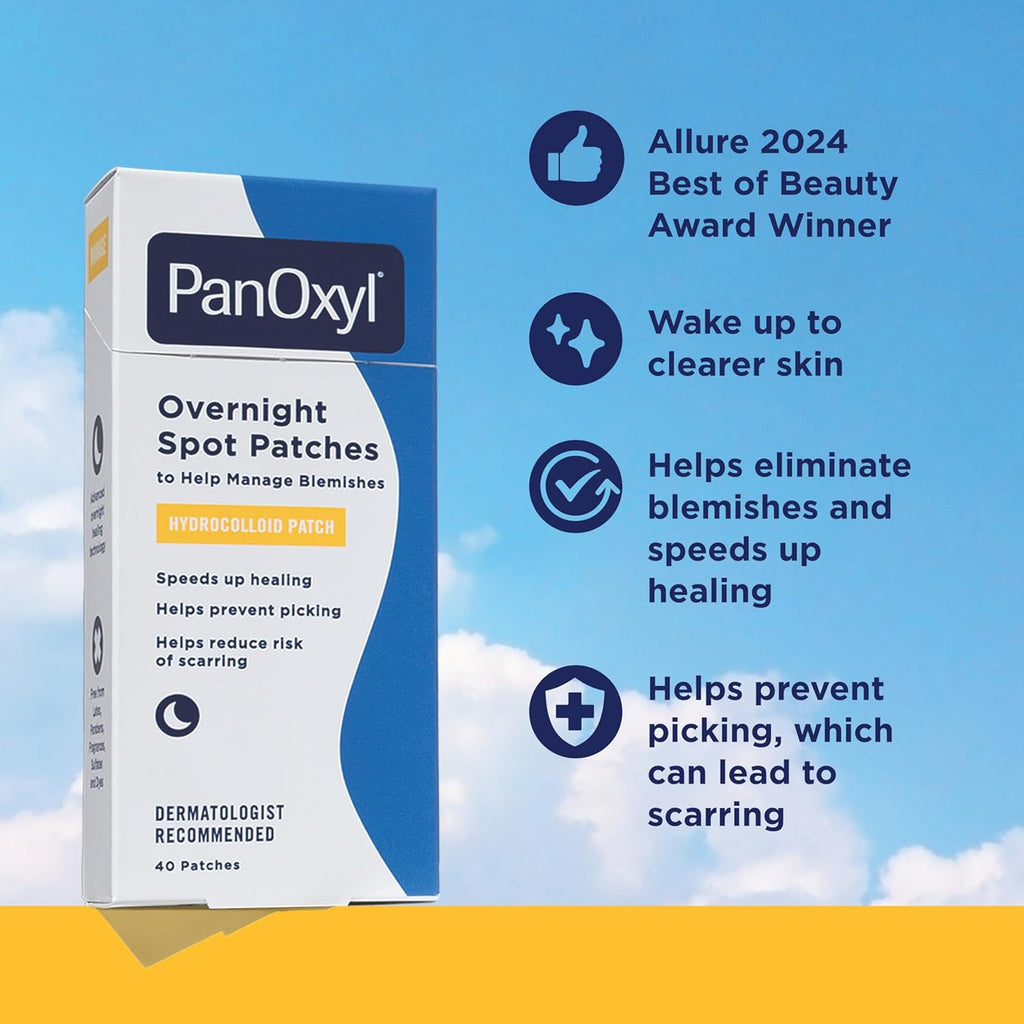 PanOxyl PM Overnight Spot Patches  40 Patches