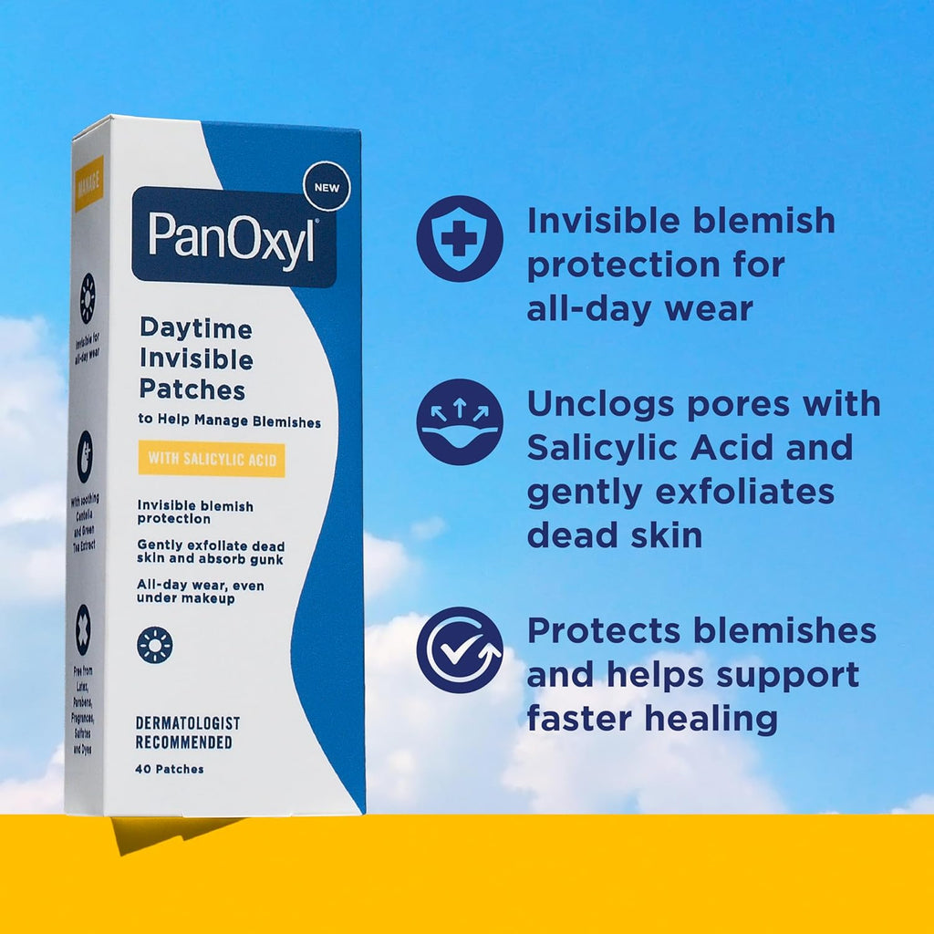 PanOxyl Daytime Invisible Acne Patches 40 Patches