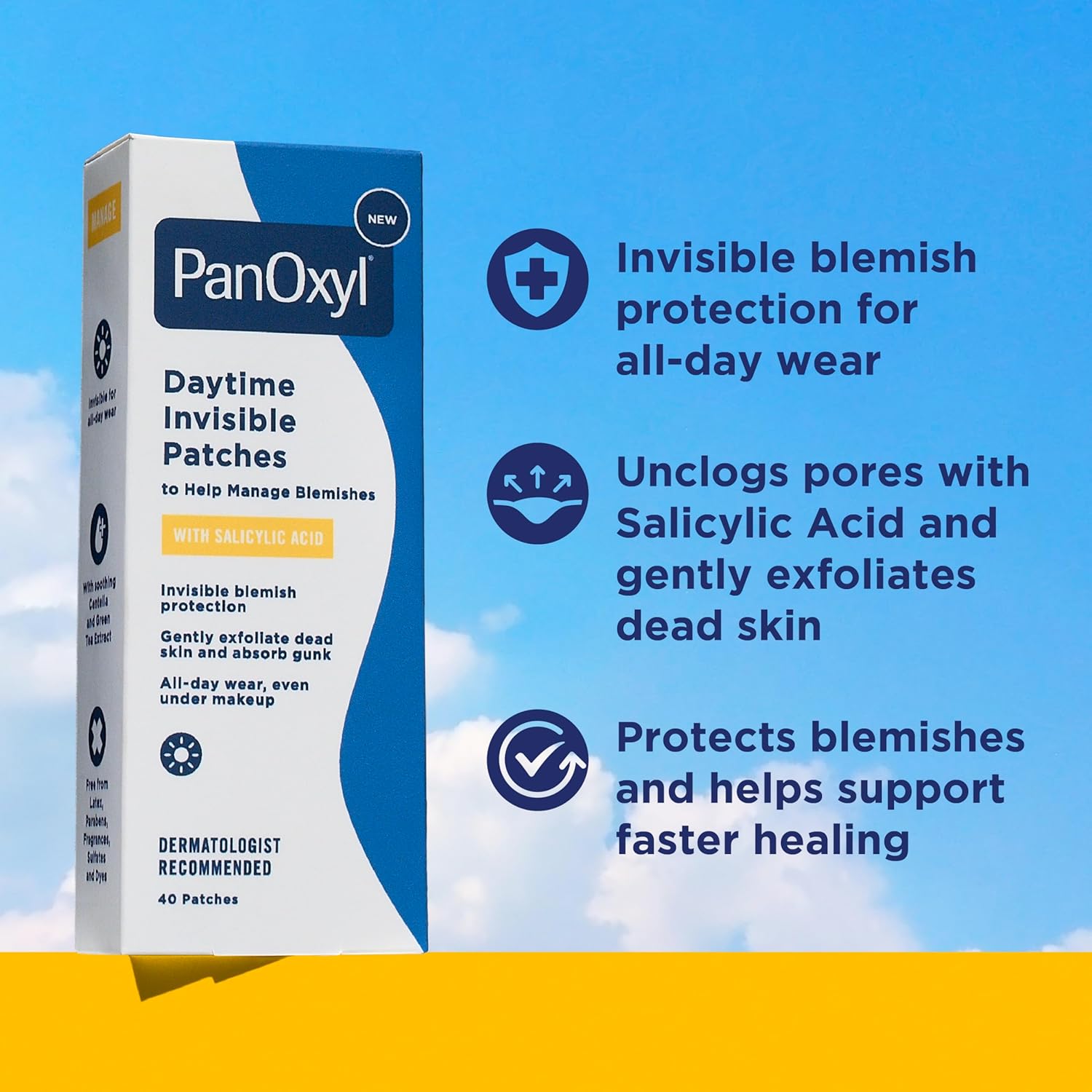 PanOxyl Daytime Invisible Acne Patches 40 Patches