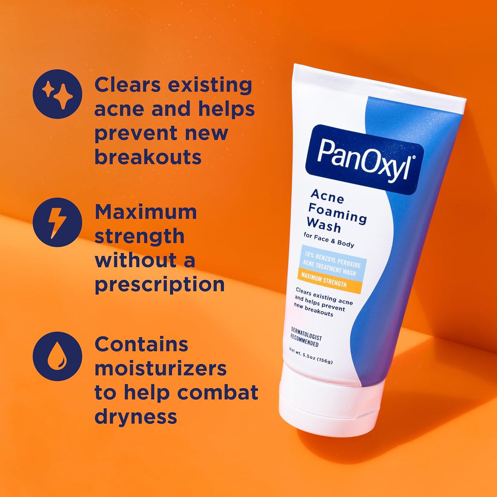 PanOxyl Acne Foaming Wash   5.5 oz (156g)