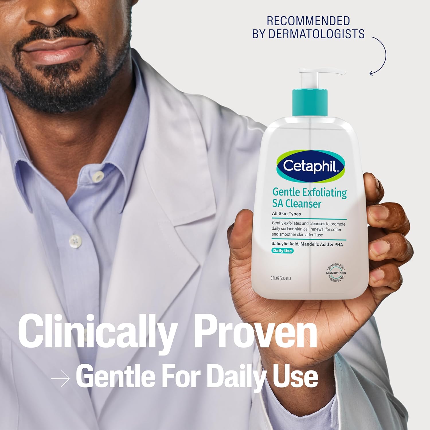 Cetaphil Gentle Exfoliating SA Cleanser  - 8 Fl Oz (236ml)