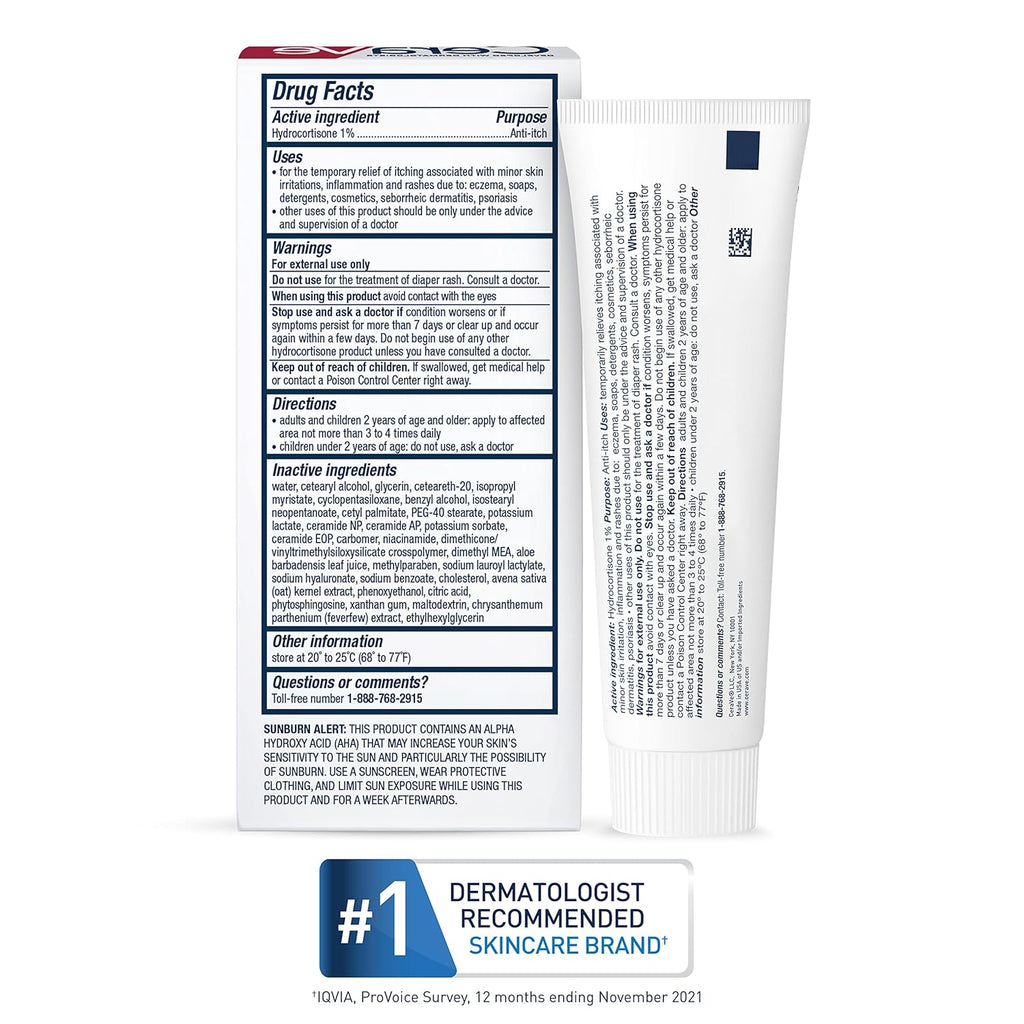 CeraVe Hydrocortisone Anti-Itch Cream  1 oz