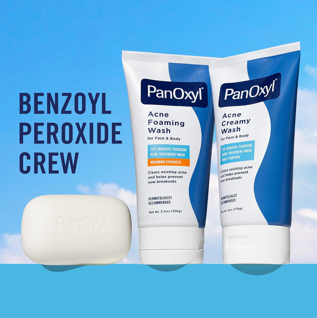 PanOxyl Acne Creamy Wash Benzoyl Peroxide 4% -6oz(170 g)