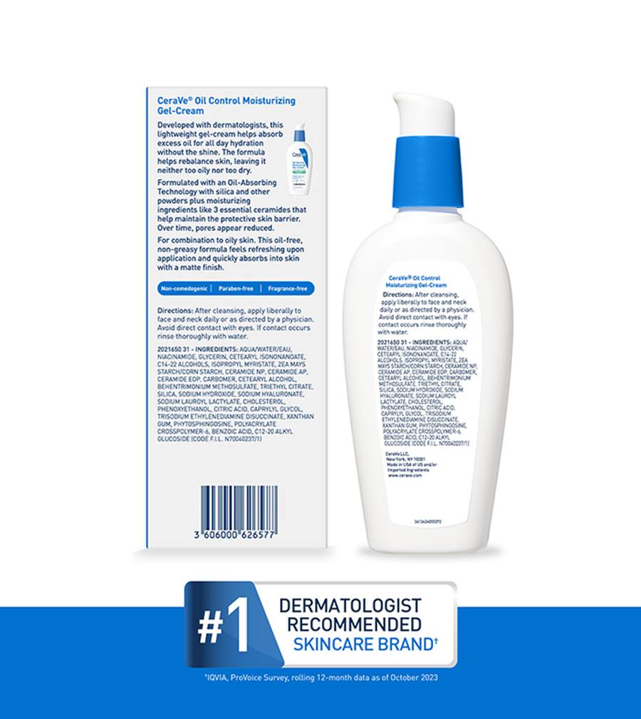 CeraVe Oil Control Moisturizing Gel-Cream  89ml