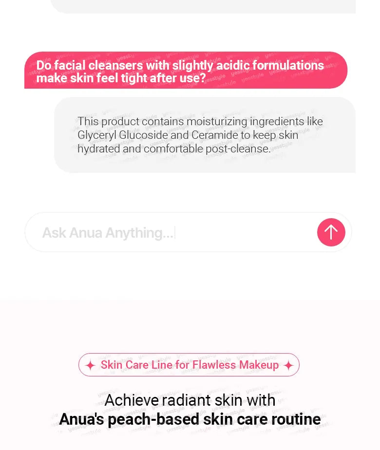 ANUA Peach Niacin Spread Cleansing Foam 150ml