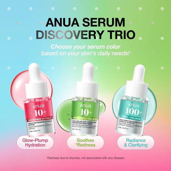 ANUA Exclusive Serum Mini Trio Set [3 pcs]
