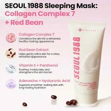 K-Secret SEOUL 1988 Sleeping Mask : Collagen Complex 7 + Red Bean 60ml
