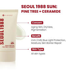 K-SECRET SEOUL 1988 Sun : Pine Tree + Ceramide 50ml