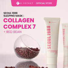 K-Secret SEOUL 1988 Sleeping Mask : Collagen Complex 7 + Red Bean 60ml