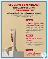K-SECRET SEOUL 1988 Eye Cream : Retinal Liposome 4% + Fermented Bean 30ml
