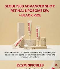 K-SECRET Seoul 1988 Advanced Shot: Retinal Liposome 12% + Black Rice – 15ml