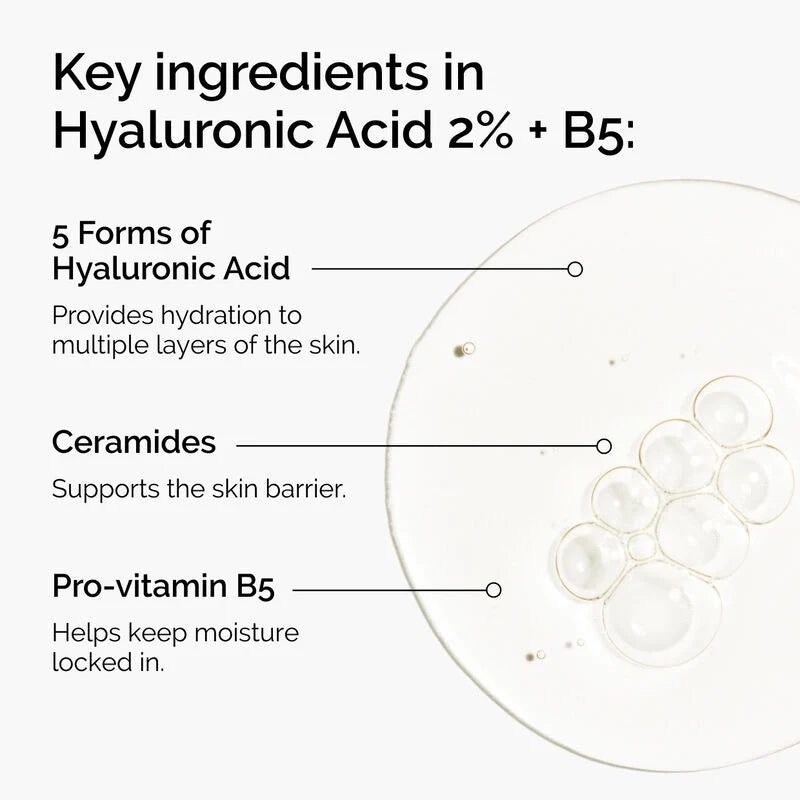 The Ordinary Hyaluronic Acid 2% + B5 (with Ceramides) – 30ml